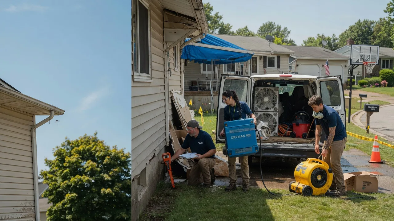 Ceiling Leak Cleanup in Temperance, MI near me
